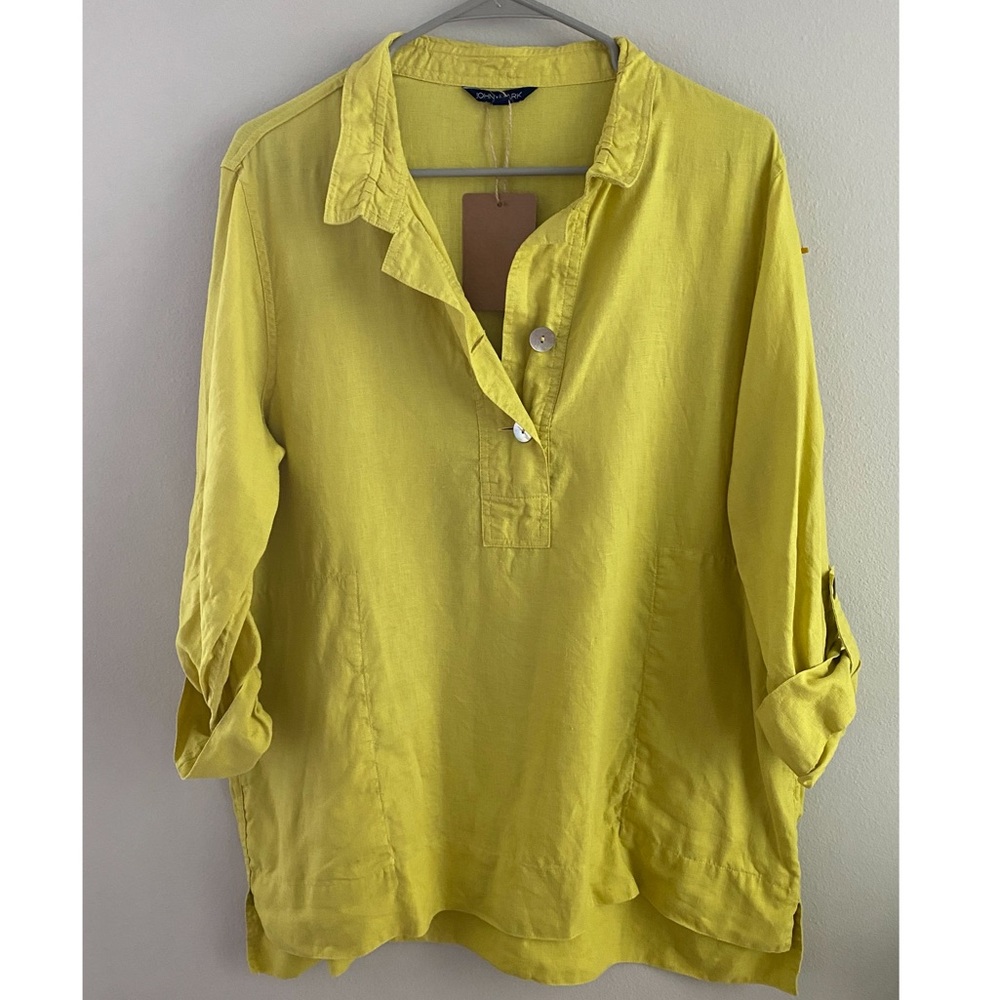 John Mark | Large Linen Top